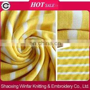 Modern Design Free Sample Fashion Rayon Stripes Jersey Fabric thumbnail-1