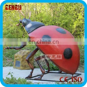 Metal Ladybug Garden Decor thumbnail-1