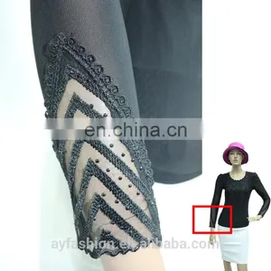 New Ladies New Design Fashion Top Shirt Long Sleeve Polyester T-Shirt thumbnail-6