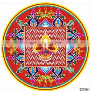 Paper Rangoli Diwali Decoration India Unique Design Home Decor thumbnail-1