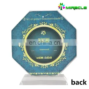 Octagon Sublimation Glass Picture Photo Frame Manufacture thumbnail-3