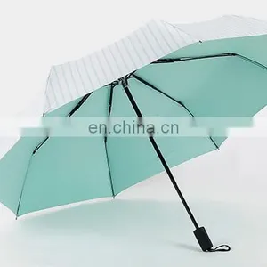 Quality Automatic Folding Rain Umbrella Women Anti-uv Protection Sunscreen Windproof Ultra-light Small Fresh Umbrellas thumbnail-3