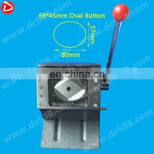 [Badge Making Machine]69*45mm Oval Badge Paper Cutting Machine thumbnail-1