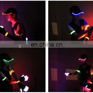 Fashion Unisex LED Light Up Party Baseball Hats Cap, Hard Hat With Led Light , Led Flashing Baseball Cap thumbnail-2