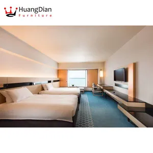 Chinese Manufacturer Wooden Hotel Guest Bedroom Furniture thumbnail-1