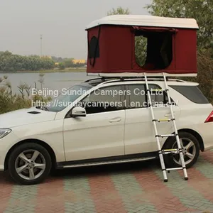 Outdoor Hard Shell Auto Car Roof Top Tent for Camping and Hiking thumbnail-2