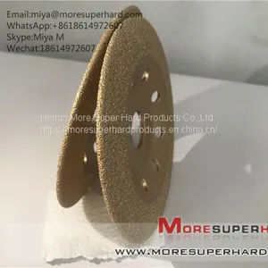 Vacuum Brazed Diamond Grinding Disc for Grinding Marble,ceramic,FRP Miya@moresuperhard.com thumbnail-2