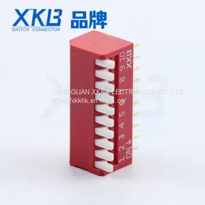 2.54 Pitch Pin Type Wave Soldering DIP Switch thumbnail-1