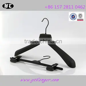 High Quality Plastic Hanger Anti-slip Rubber Hanger and Pants Hanger for Suits thumbnail-3