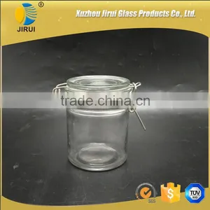250ml Clear Glass Food Jar With Clip Lid thumbnail-3