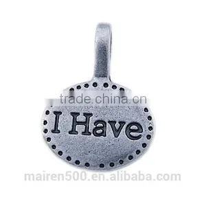 2016 New Products Vintage Silver Pendant Charms thumbnail-1