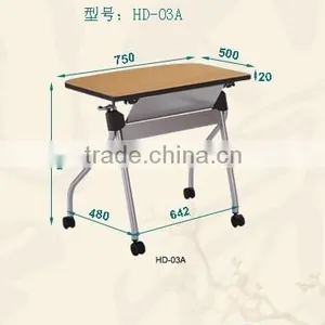Middle School Folding Student Desk and Chair HD03A-L thumbnail-4