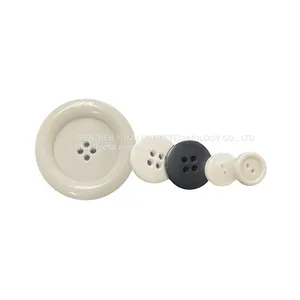 Smart Tag 900MHz Epc Gen2 Round Button Washable Reusable Waterproof Passive Uhf Rfid Laundry Tag / Token thumbnail-2