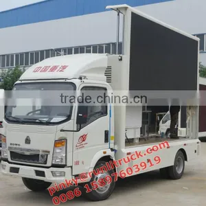 HOWO 6Wheels MiNI LED Trucks, Out Door Mobile LED Advertising Truck P10, P8, P6 LED Screen on Sales thumbnail-1
