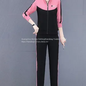 Autumn Coat Fashion Sweater Two-Piece Women's Spring And Autumn Sportswear Suit thumbnail-5