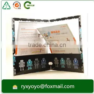 High Quality Wholesale Factory Handmade Cardboard Paper File Folder With Pockets thumbnail-1