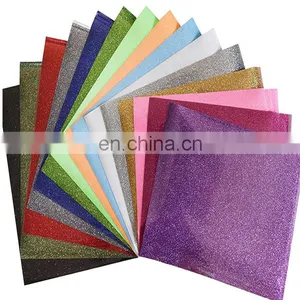 High Quality Most Fashionable Various Color Glitter Heat Transfer Vinyl for Clothing thumbnail-1