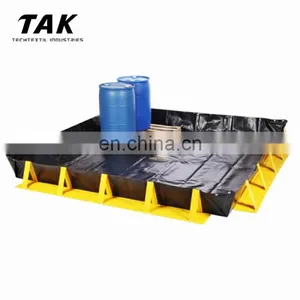 L-Rod Easy Installation Collapsible Oil Spill Containment Berm Dike thumbnail-5