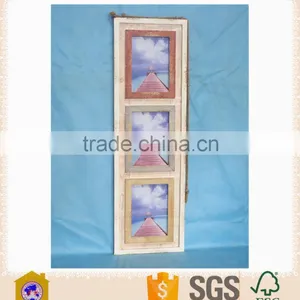 Cheap Vintage Antique Wood Wall Decor Picture Photo Frame Wholesale for Home Decor. HW15A00564 thumbnail-1