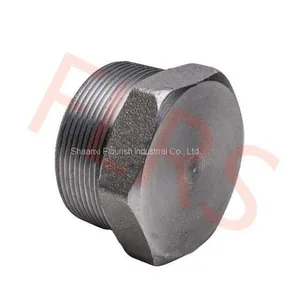 MNPT BSPT Material Threaded Hexagon Head Plug A182 F316 ASME B16.11 thumbnail-1