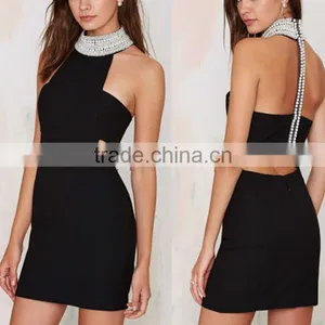 Sexs Prom Dress Off Shoulder With Beading Neck Trim Party Dresses Women Dress thumbnail-1