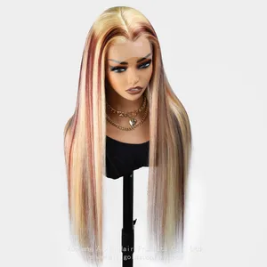 150% Density Straight Heir Lace Front Wig Human Hair Wigs 13X4 Lace Front Wig thumbnail-4