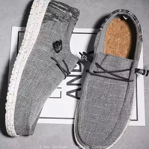 Spring Autumn Fashion Loafers Shoes Men Classic High Quality Denim Comfortable Drive Boat Shoes thumbnail-3