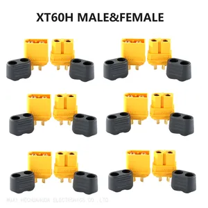 Amass Genuine XT60U XT60 XT60H-F/M Connectors With Back House Male Female Battery Connectors XT60U XT60 XT60H-F/M thumbnail-4