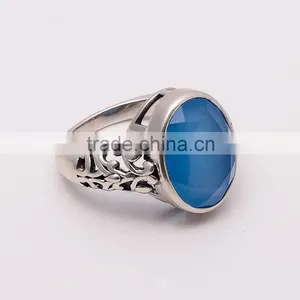 CHALCEDONY RING ,925 Sterling Silver Jewelry Wholesale,WHOLESALE SILVER JEWELRY,SILVER EXPORTER, thumbnail-2