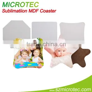 Hot Sell Sublimation Blank MDF Cork Coaster thumbnail-2