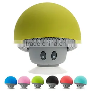 2016 High Quality Mini Portable Cute Mushroom Bluetooth Speaker Supplier's Choice thumbnail-1
