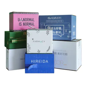 Customized Corrugated Packaging Express Wrapping Paper Tear Strips UV Coating Embossing for Mailing Boxes Zipper Shipping Boxes thumbnail-1