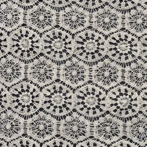 XP3968 Embroidered Cord Lace Fabric Apparel Trim Fabrics thumbnail-2