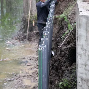 New Trend UV-Resistant Vinyl Seawall Panels Sheet Piling PVC Sheet Pile for Construction thumbnail-5