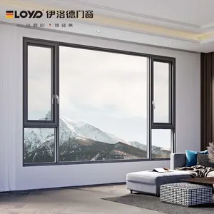 Aluminum Alloy Bridge Screen 115 Casement Window thumbnail-2