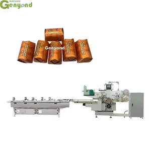 High Speed Automatic Chocolate Folding Wrapping Machine Candy Fold and Box Packing Packaging Machine thumbnail-5