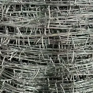 High Quality Galvanized Barbed Wire Fencing for Farm and Agricultural Security thumbnail-3