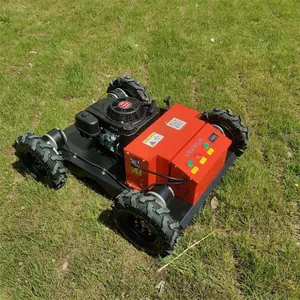9HP Gasoline Engine Walking Speed 0~6Km/h RC Robot Brush Cutter thumbnail-3