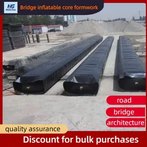 High Strength Bridge Inflatable Core Mold Reusable Rubber Culvert Balloon for Concrete Hollow Beam Formwork thumbnail-5