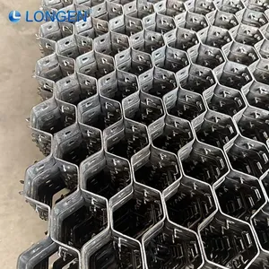 Erosion Resistance Carbon Steel Hexagonal Cellular Mesh Bonding Holes Hexsteel Custom thumbnail-6