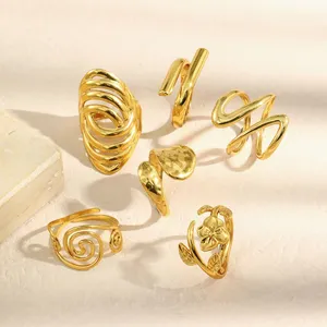 Stainless Steel Jewelry Rings Factory Supply 1000pcs MOQ for Wholesale thumbnail-2