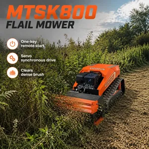 Electric Snow Plow Gas Powered Flail Mower Multi-Function Tool Carrier Comercial Mowers For Highway Medians thumbnail-2