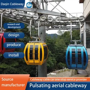 Speed Cable Car and Aerial Tramway Ropeway System Supplier With Steel Wire Rope and Reliable Chairlift Solutions Cableway thumbnail-1