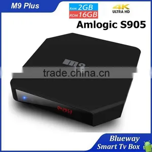 2016 New Kodi Full Loaded Internet Android TV Box 2GB RAM 16GB ROM S905 Quad Core M9 Plus TV Box thumbnail-1