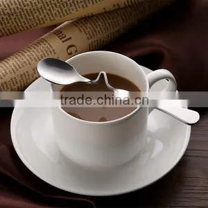 2 Size Stainless Steel Long Spoons for Coffee Soup Creative Coffee Spoon Stir thumbnail-5