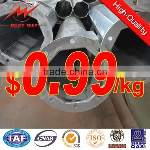 Galvanized 15m 20m 30m High Mast Lighting Tower thumbnail-1