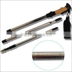 4 Sections Aluminum 7075 Inner Lock With Anti Shock Trekking Pole Supplier's Choice thumbnail-3