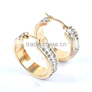 Ladies Earrings Designs Pictures Fashion Earrings With Crystal thumbnail-3