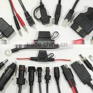 41/0.254 BC Power Cable With Twins Cigarette Female Plug and 4.57 MmEurope Connector thumbnail-2