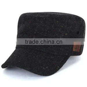 Wholesale Cadet Hats New Style Custom Flat Top Cap Military Hat thumbnail-6
